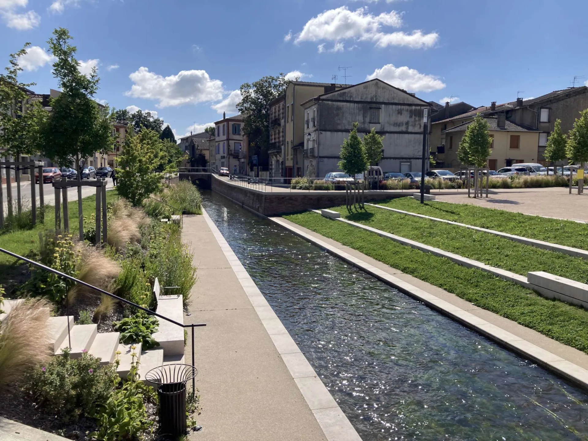 Photo du canal de Loumet à Pamiers
