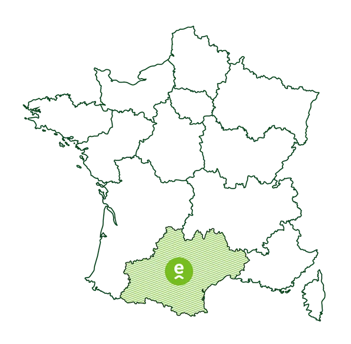 Carte Envirobat Occitanie