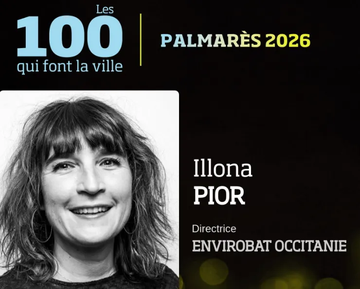 Illona PIOR au palmarès des 100 qui font la ville en 2026