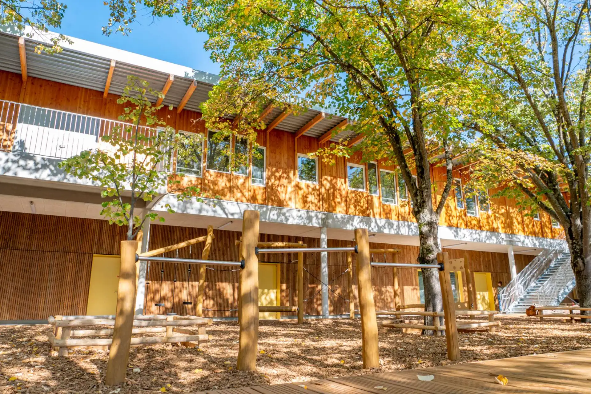 L'école après reconstruction