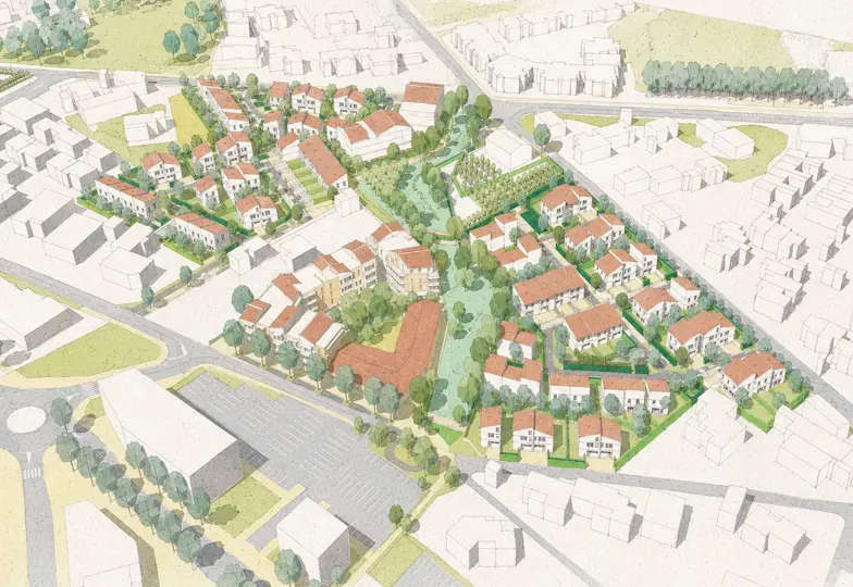 Visuel quartier QDO La Séranne Gignac