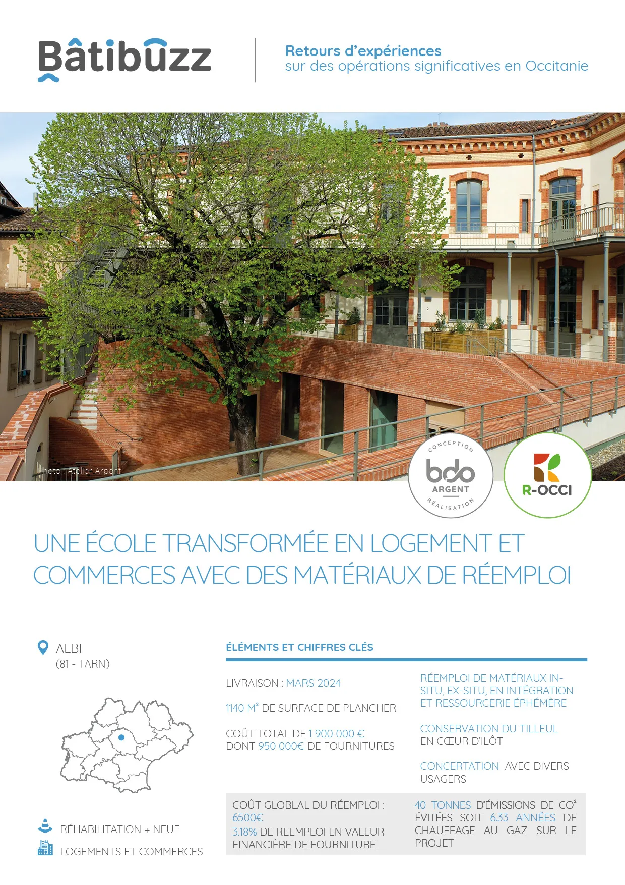 Recherche d'un prestataire | Réalisation d’une fiche « retour d’expérience » sur un projet d’aménagement 
