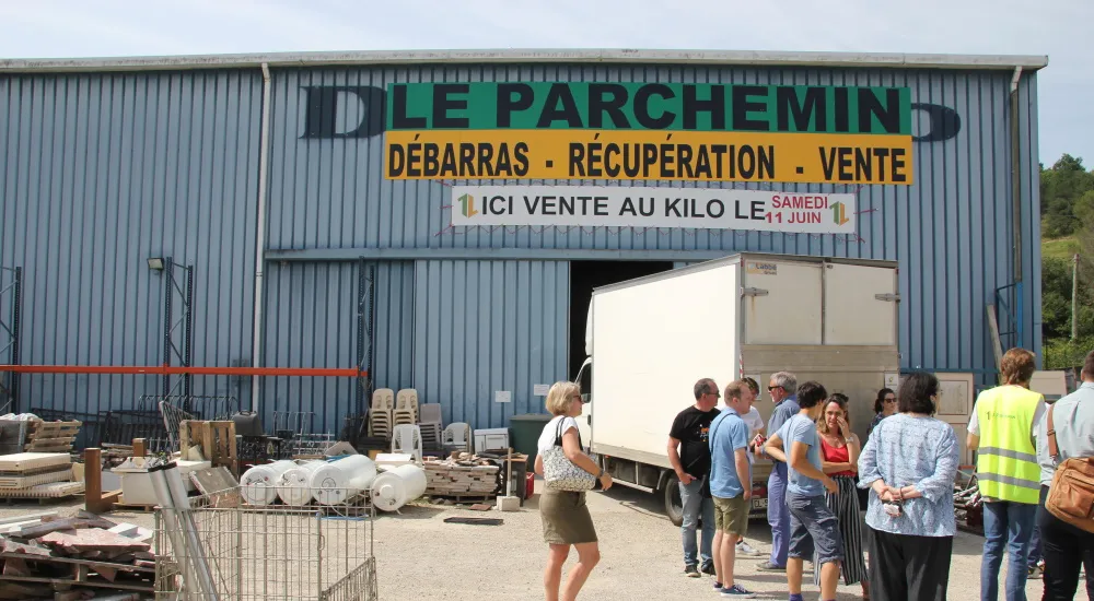 Retour sur | Visite de la plateforme de réemploi Le Parchemin à Limoux (11)