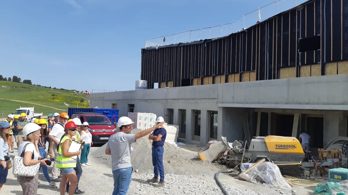 Retour sur | Visite de chantier BDO de l'espace nordique du plateau de Beille
