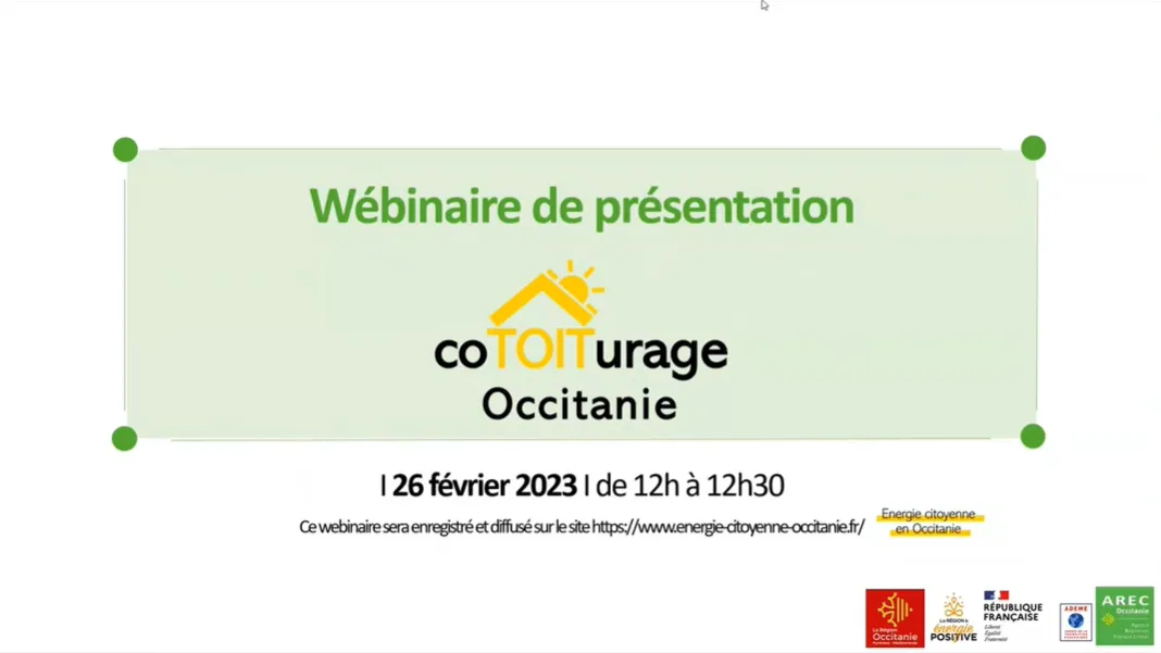 Vidéo du webinaire de présentation de CoTOITurage Occitanie
