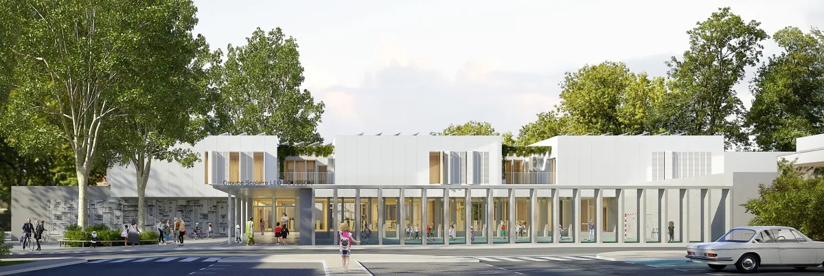 Groupe scolaire Léo Rousson | Nîmes (30) - Logo