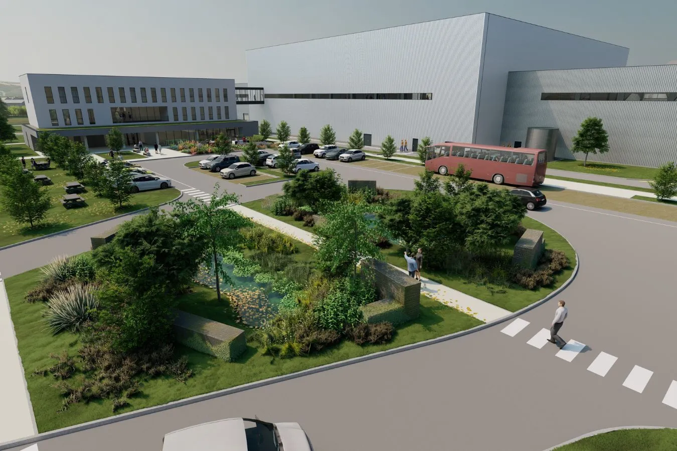 Bâtiment administratif du centre de tri | Bessières (31) - Logo