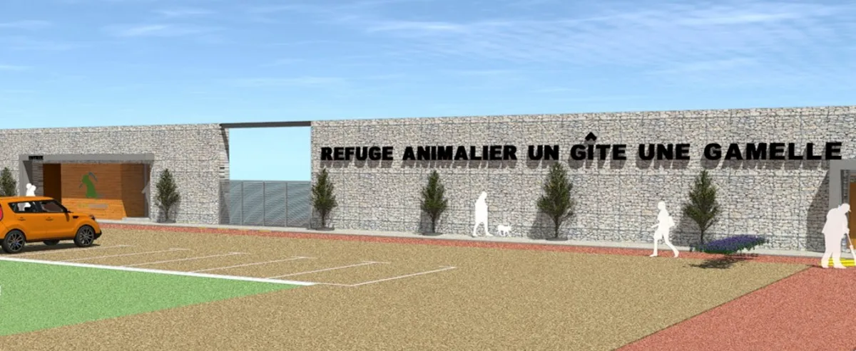 Refuge animalier Un Gîte Une Gamelle | Pollestres (66) - Logo