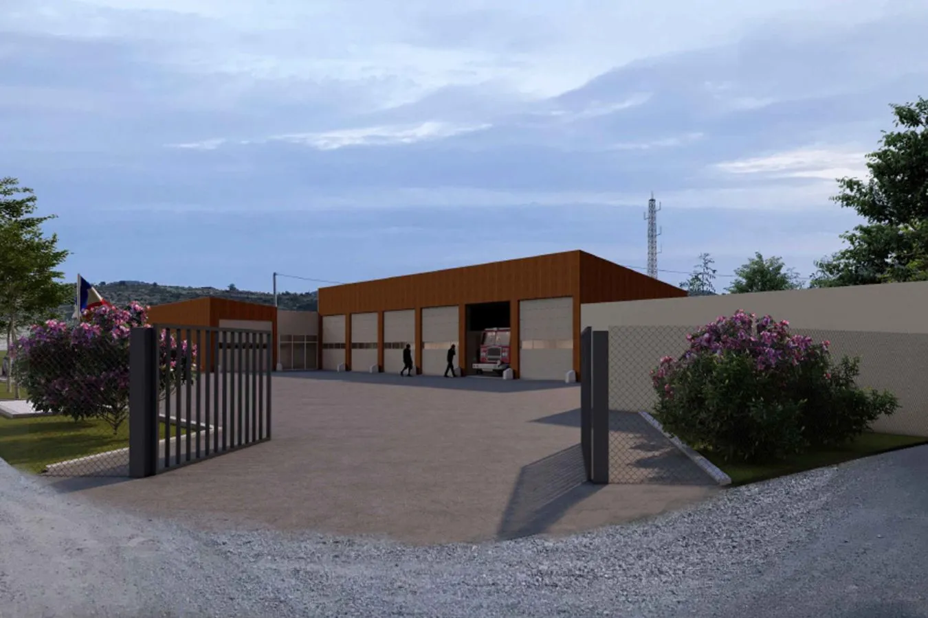 Centre de secours du SDIS 34 | Saint-Jean-de-la-Blaquière (34) - Logo