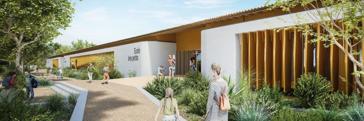 Groupe scolaire | Cournonterral (34) - Logo