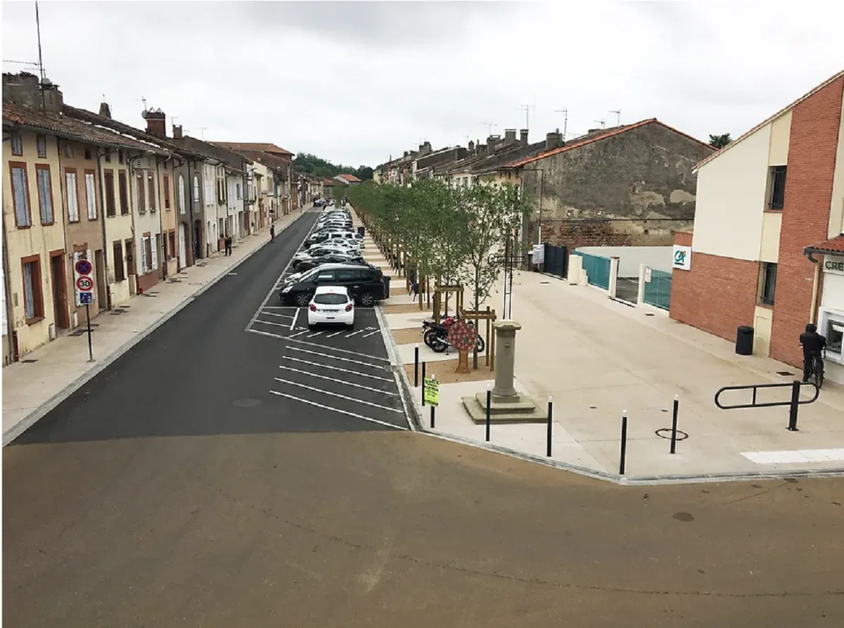 Aménagement urbain du "Mail du Balouard" | Saverdun (09)  - Logo