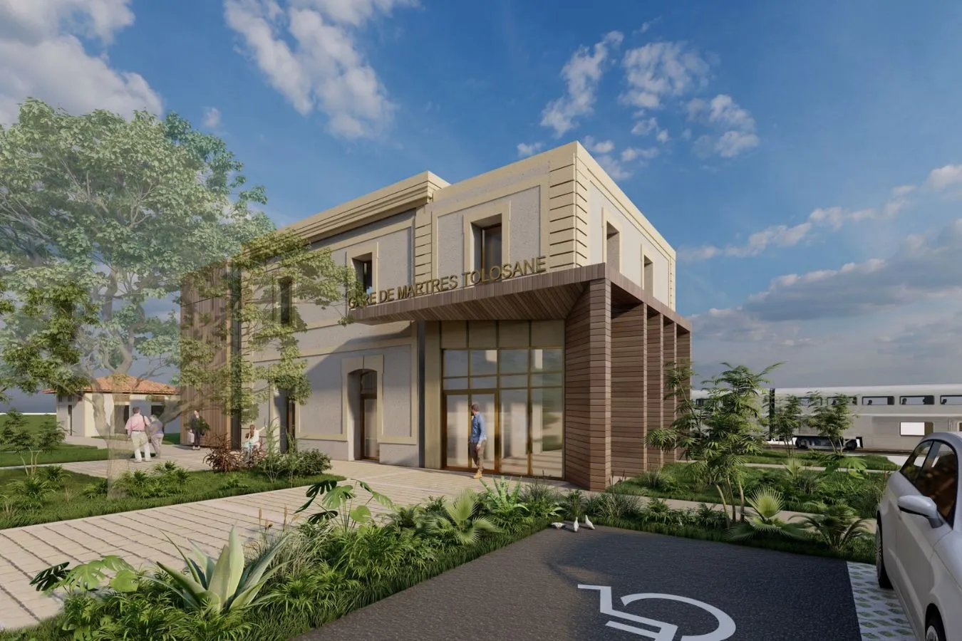 Gare | Martres-Tolosane (31) - Logo