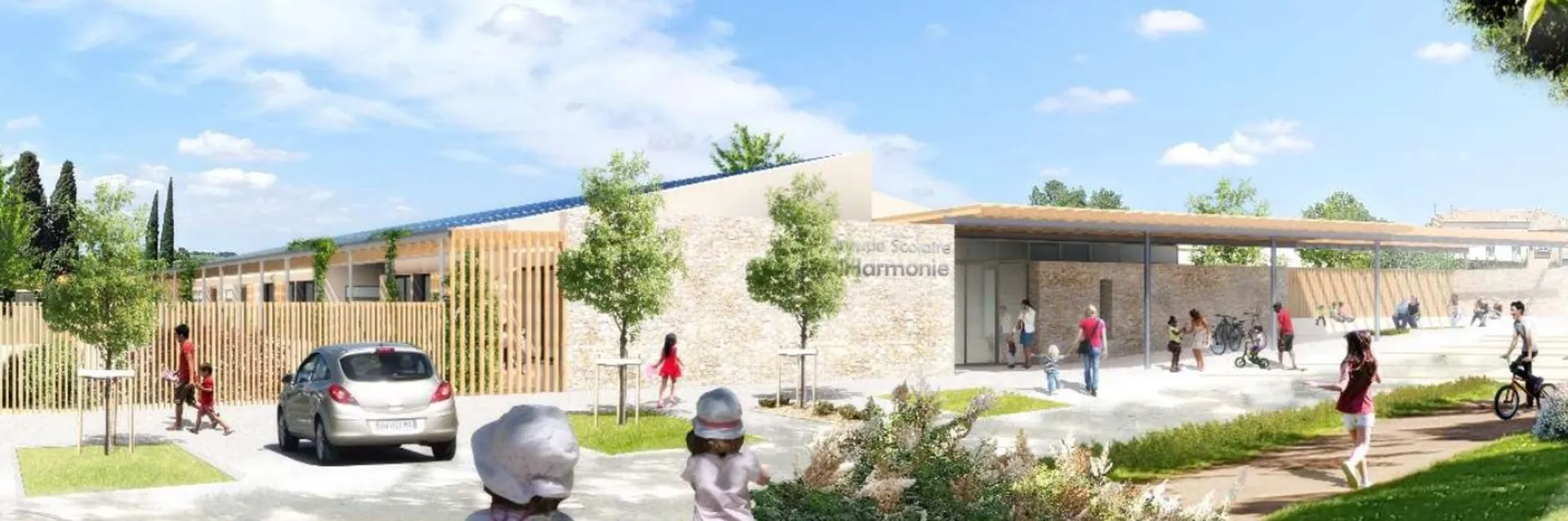 Groupe scolaire | Saint-Geniès-de-Fontedit (34) - Logo