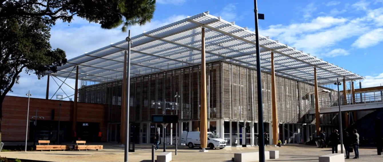 Pôle d’échanges multimodal Nîmes - Pont du Gard | Manduel (30) - Logo