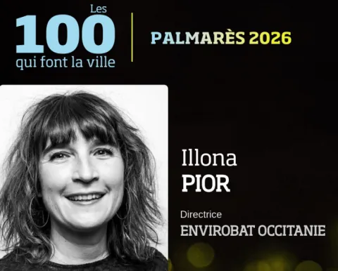 Illona PIOR au palmarès des 100 qui font la ville en 2026