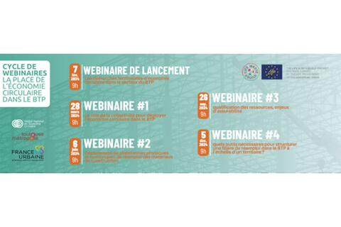 Replay | Cycle de webinaires sur les enjeux de l'économie circulaire dans la filière BTP