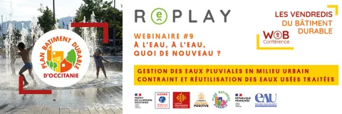 REPLAY : webinaire « Eau & Aménagement » | Les Vendredis du Bâtiment Durable