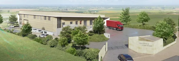 Bureaux de la cuisine centrale | Vauvert (30) - Logo