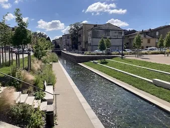 Photo du canal de Loumet à Pamiers