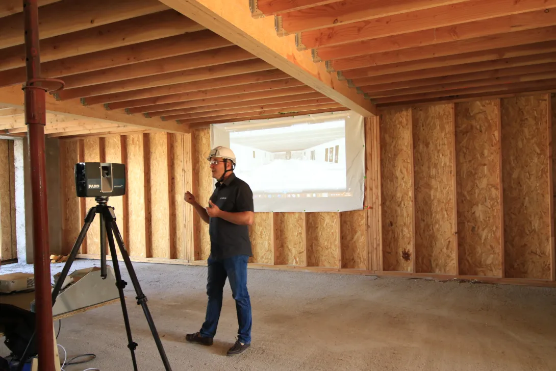 Visite du bâtiment INSPIRE, Rénovation BEPOS à Castelnau (34)