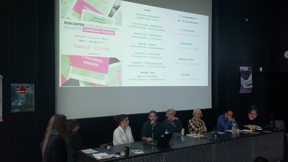 ENSA Montpellier - 13 avril 2022 - table ronde