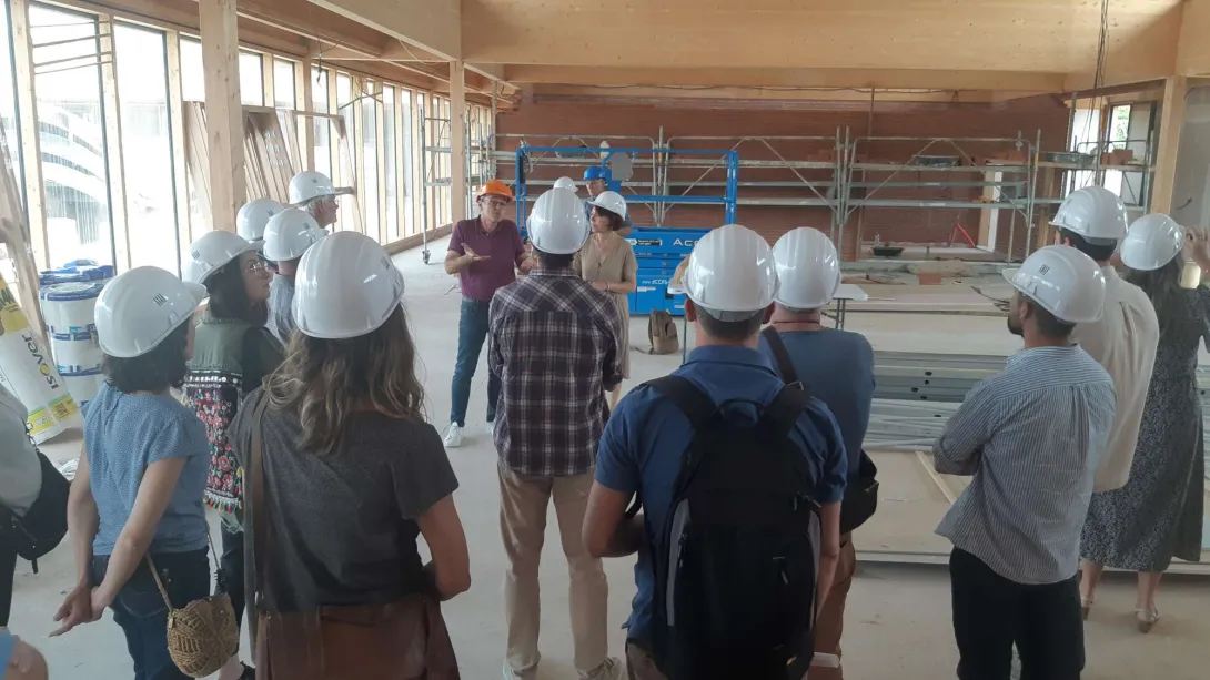 Dans la future salle de restauration