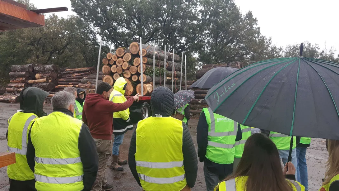 Visite de la scierie Granié
