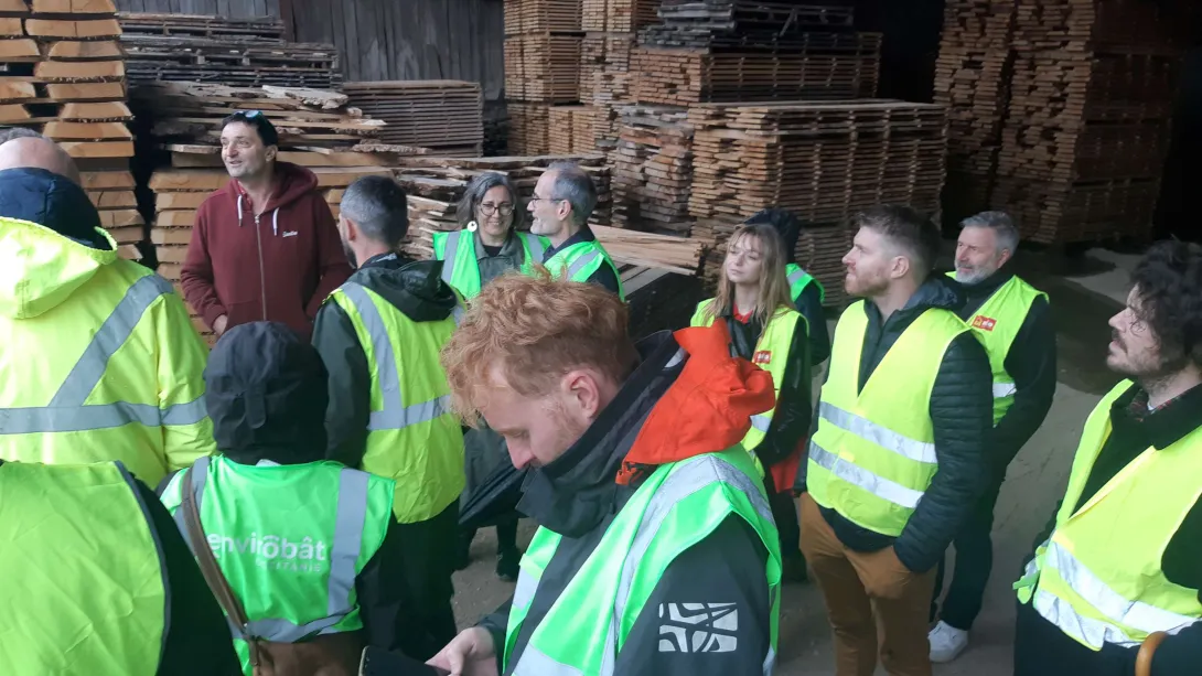 Scierie Granié - Hangar de stockage des bois