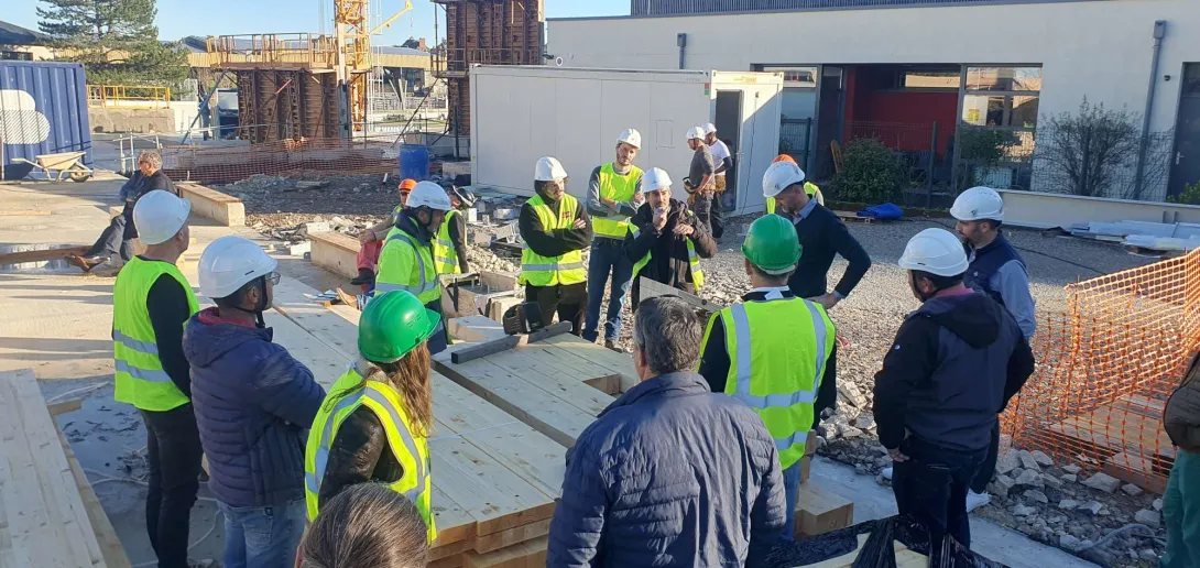 Chantier du PIMS à Laissac