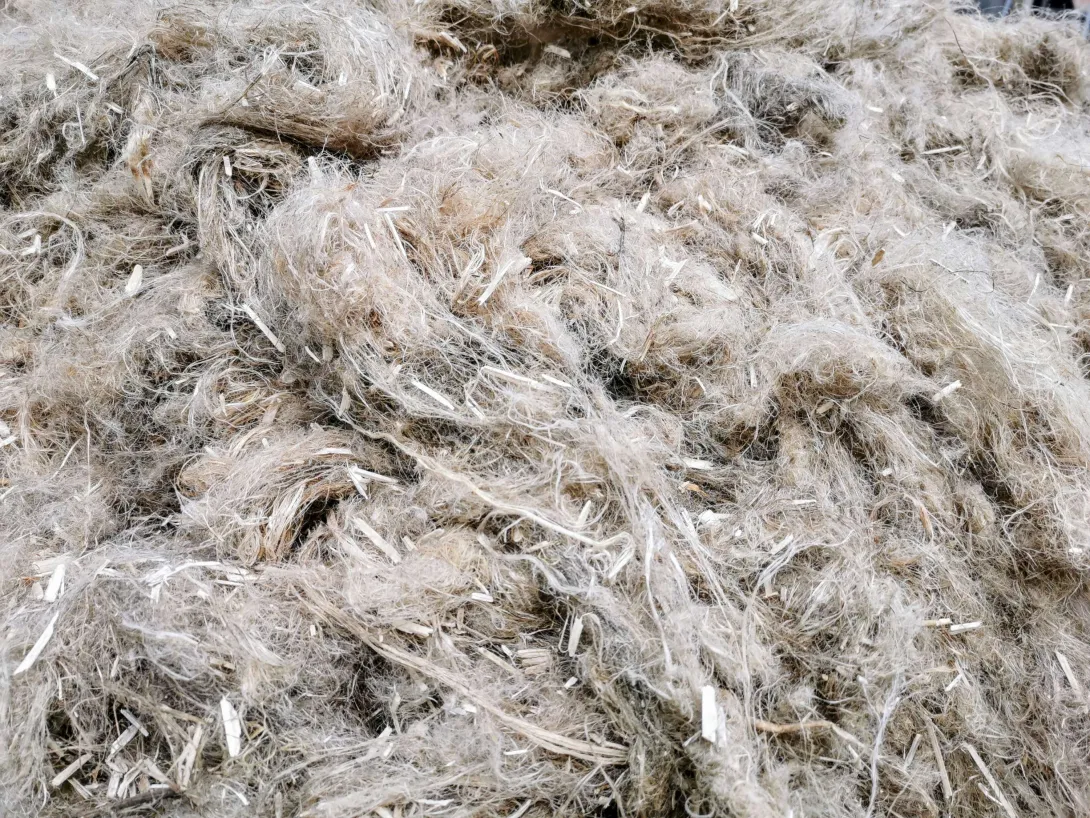 Virgocoop - Gros plan sur les fibres de chanvre