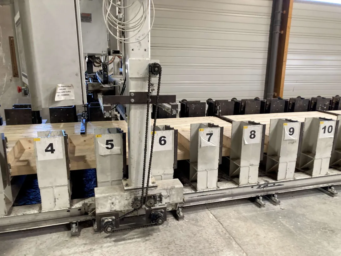 Charles & Mouysset - Serrage des lamelles