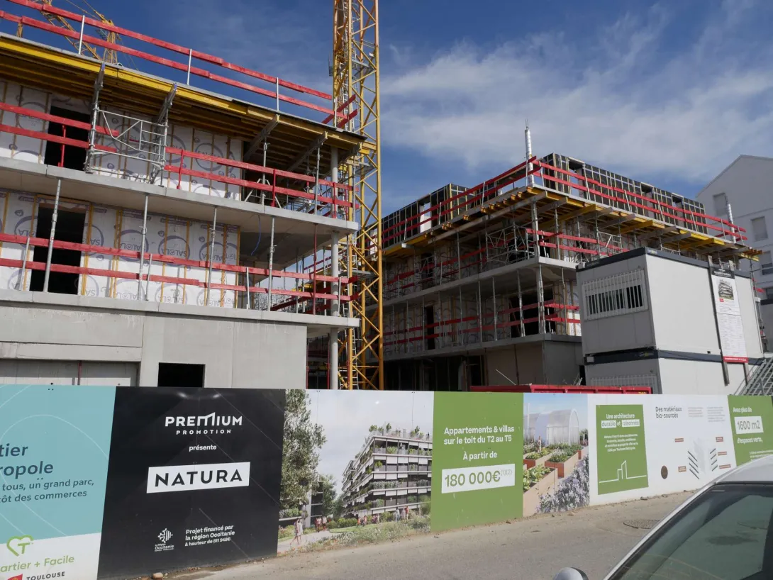 Vue depuis la rue André Turcat