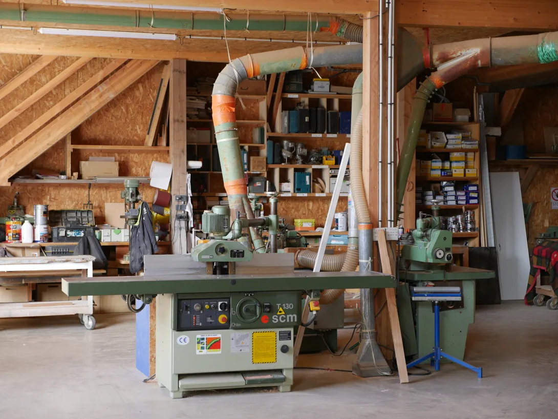 Atelier de menuiserie