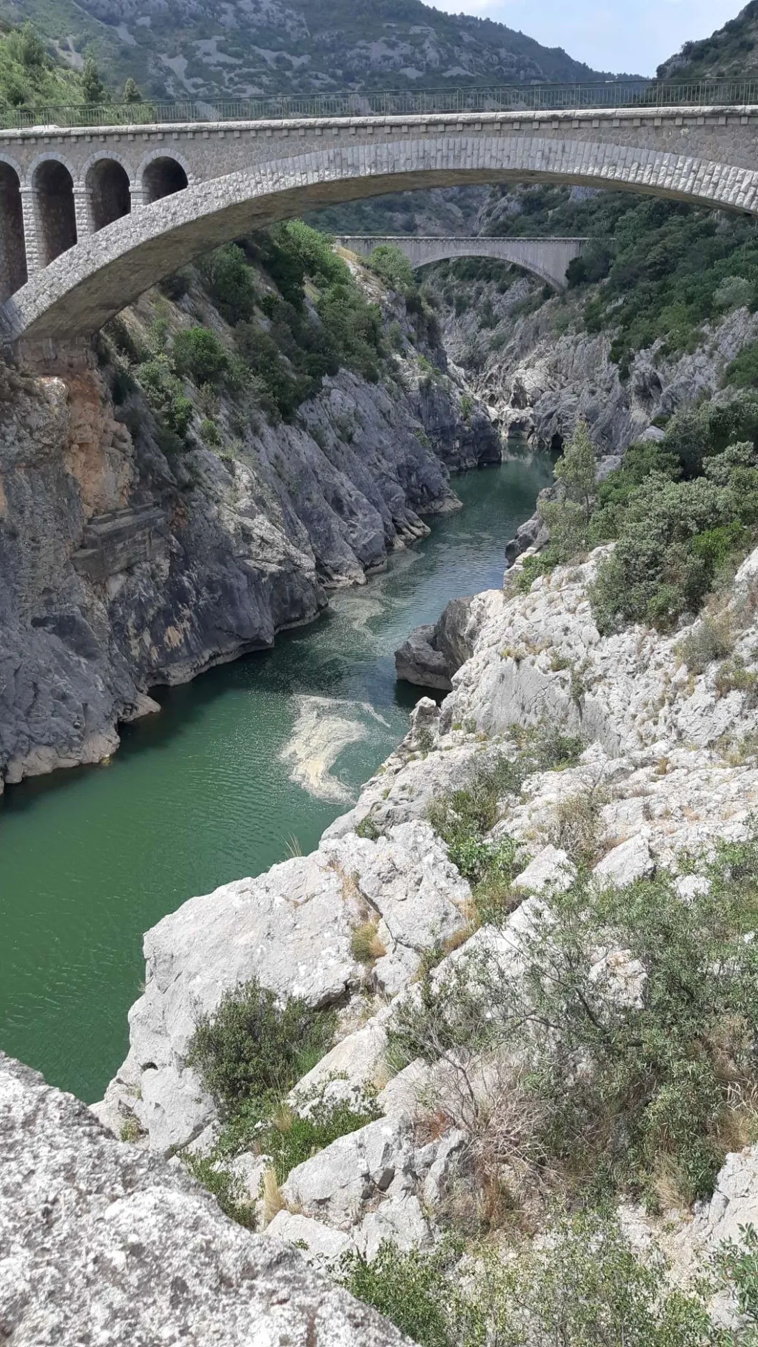 Pause du midi dans un site exceptionnel