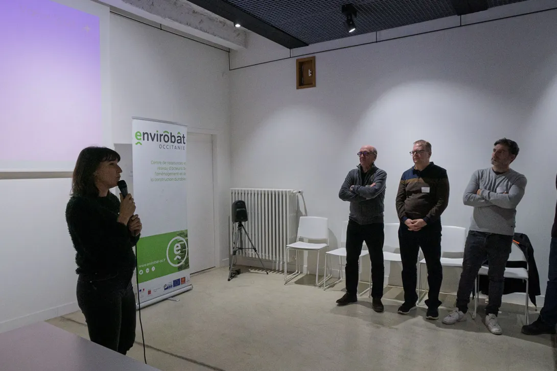 Illona Pior, directrice d'Envirobat Occitanie, présente ses voeux