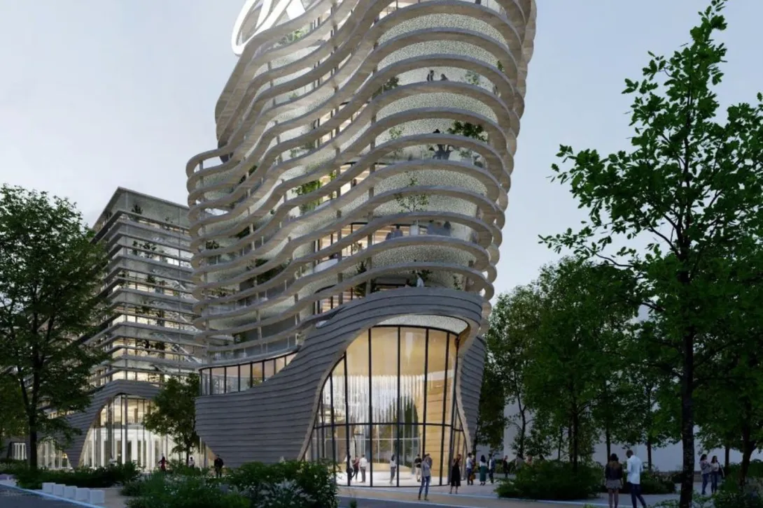 Siège départemental du Crédit Agricole - Bâtiment Le Sillon | Montpellier (34) - Logo