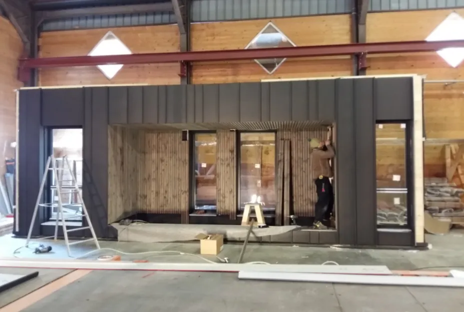 Fabrication des modules en atelier