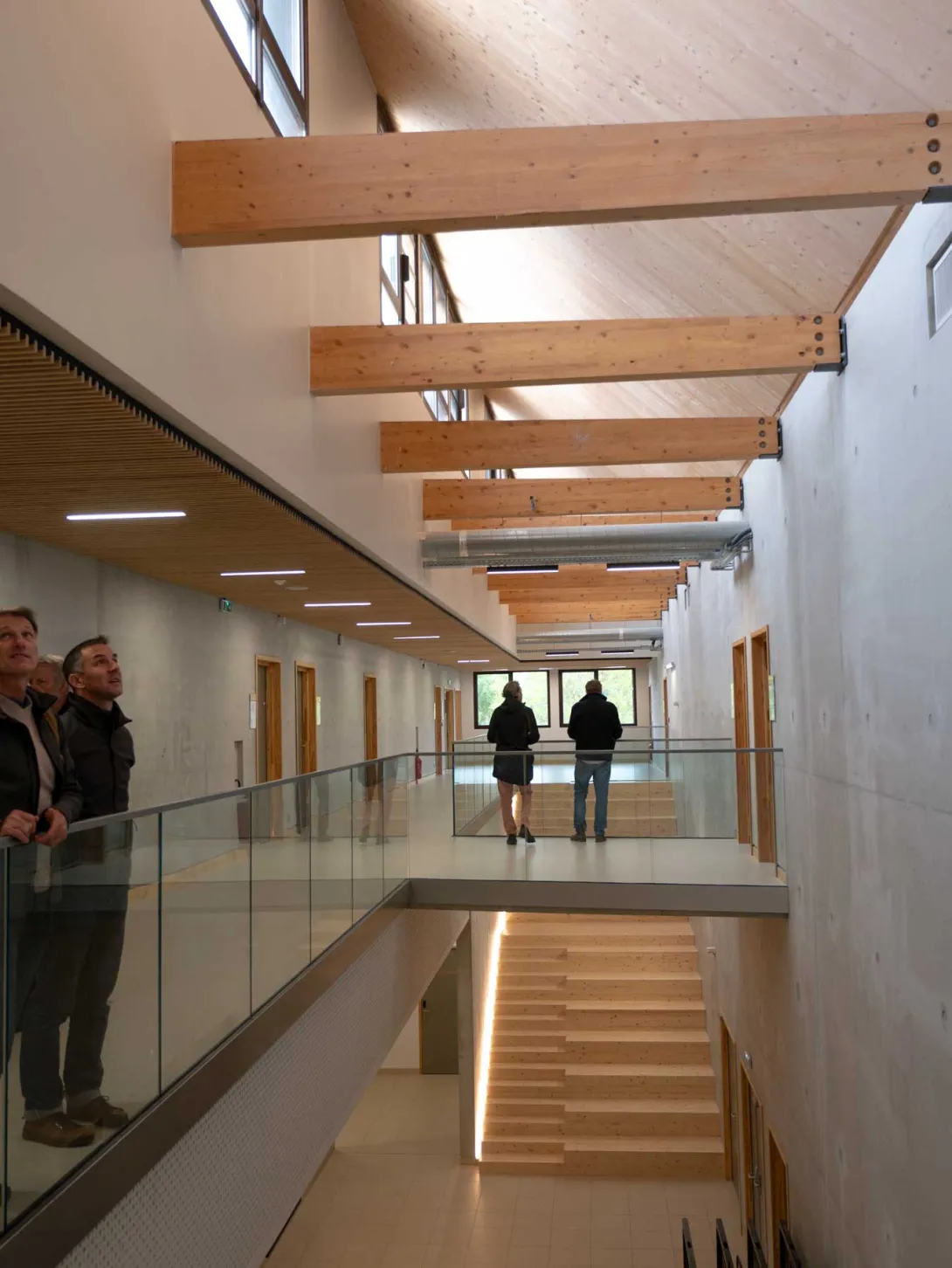 Ambiance intérieure bois et béon